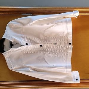 Denim white jean jacket